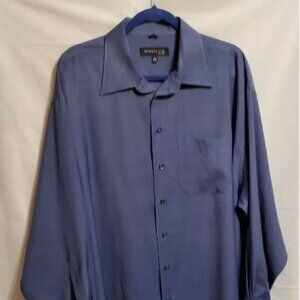 Kenneth Cole New York Men's Shirt (see description 4 size) Blue (MS29) Pre-owned